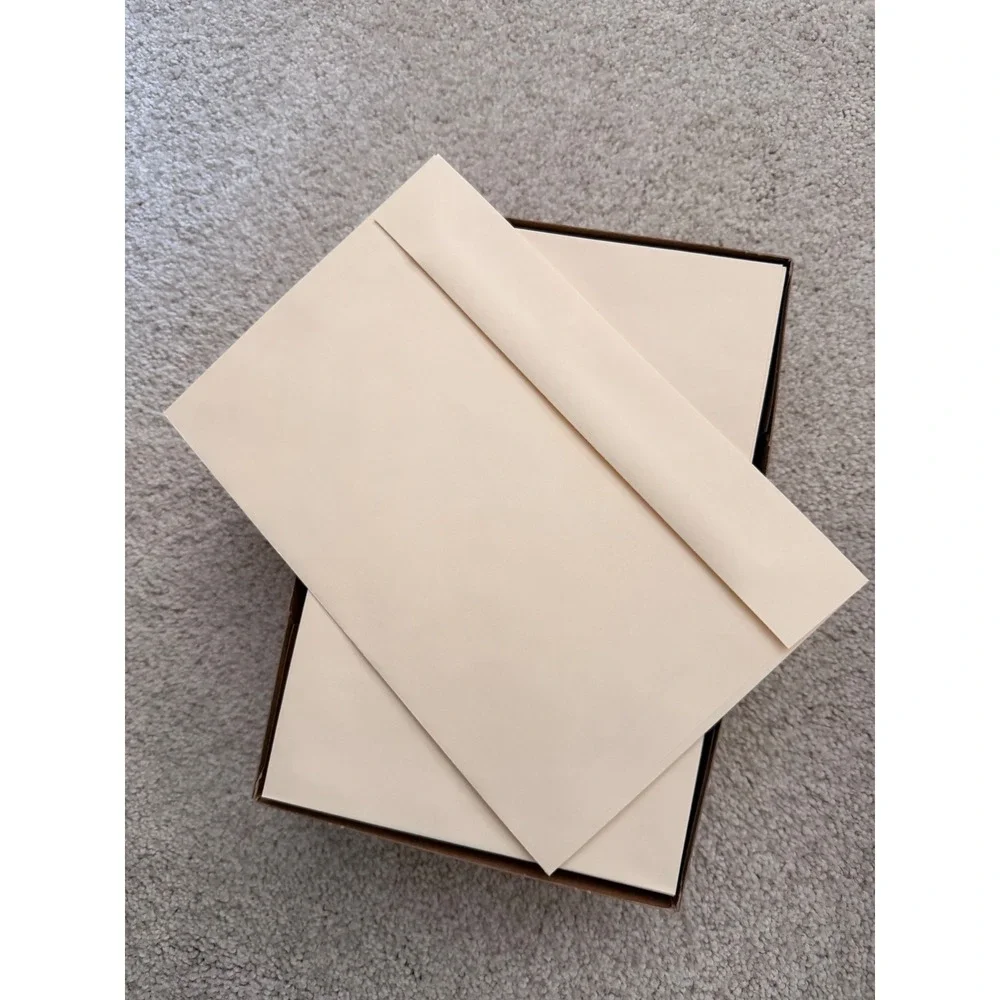 Office Depot A9 Greeting Card Envelopes 100ct Ivory 5.75x8.75 Specialty 24lb